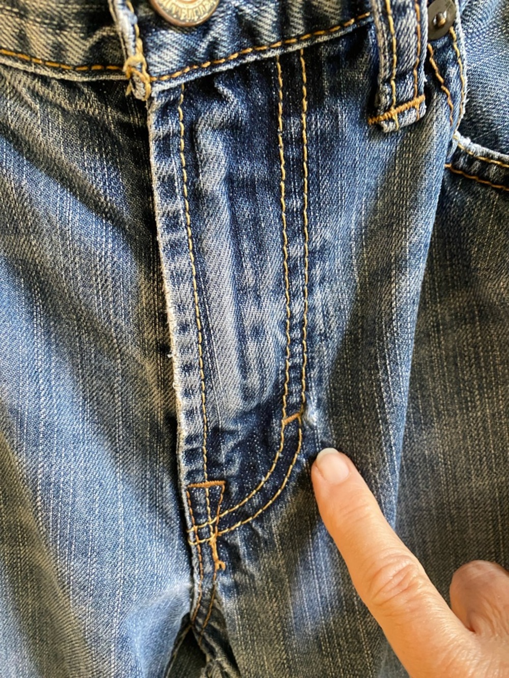 AMERICAN EAGLE Low Rise Boot Jeans 29/32 - Picture 4 of 12